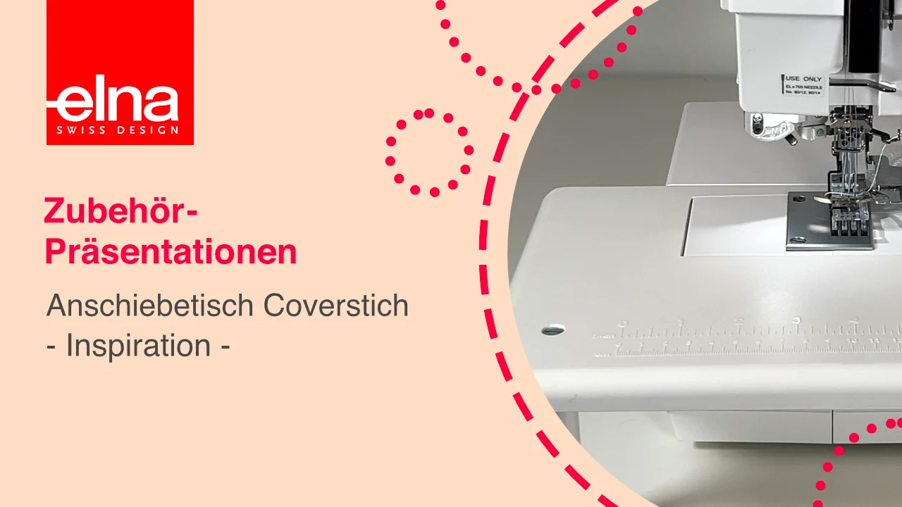 Elna Anschiebetisch für die Coverstich-Maschinen, Ansicht 3