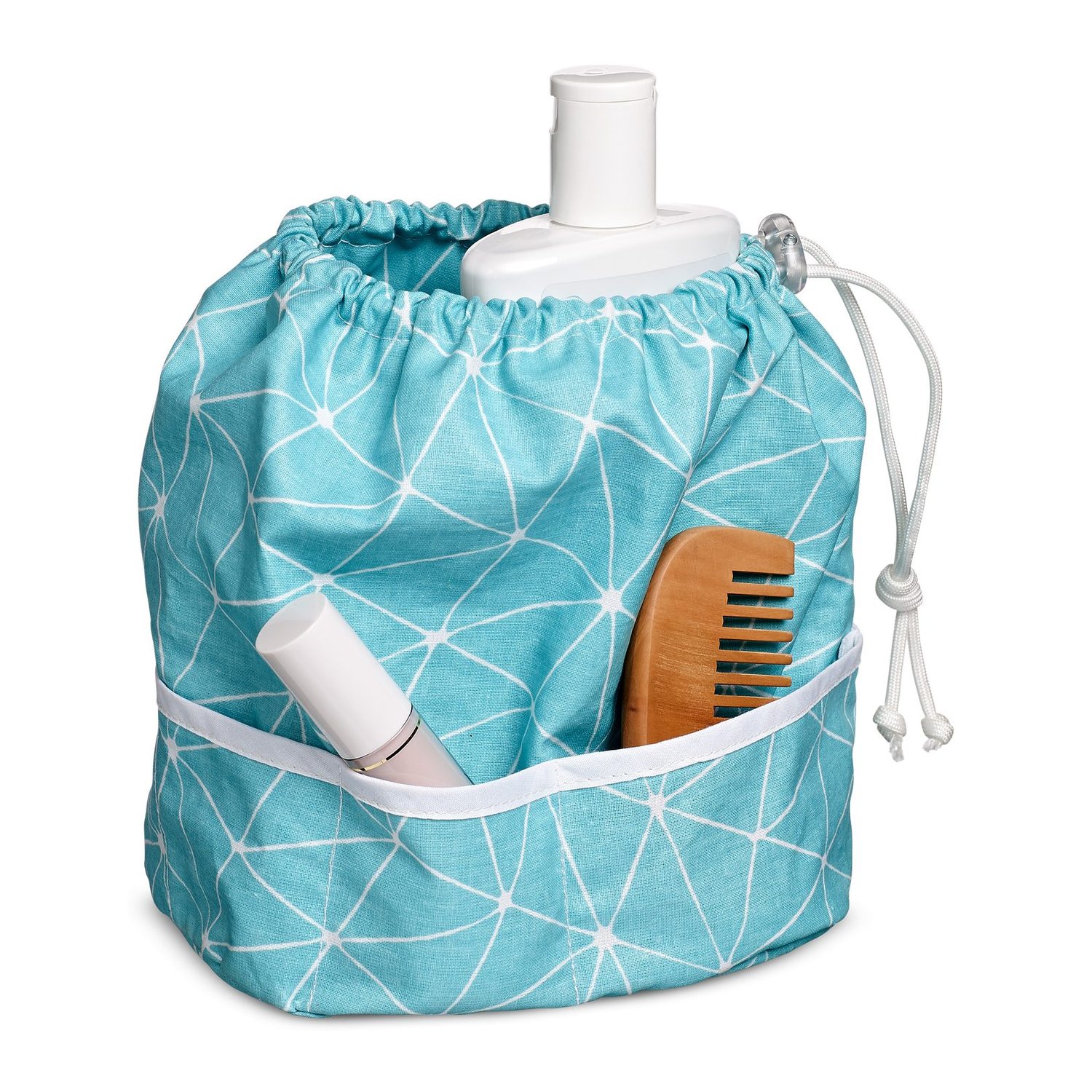 burda style Schnittmuster 9276: Wickelmappe, Beutel und Kulturtasche, Modellfoto 3