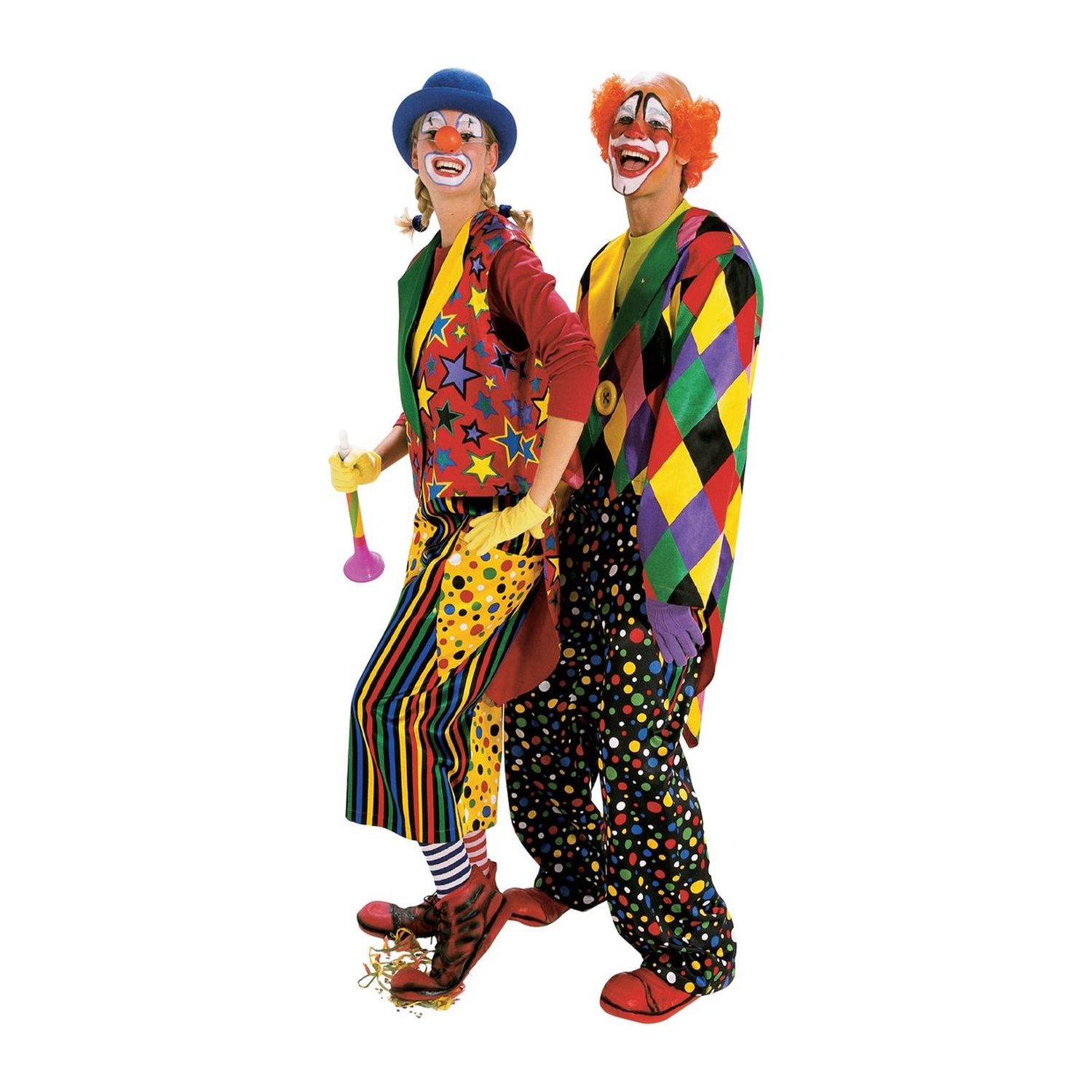 burda style Schnittmuster 2477: Clownskostüm mit Latzhose, Modellfoto 2