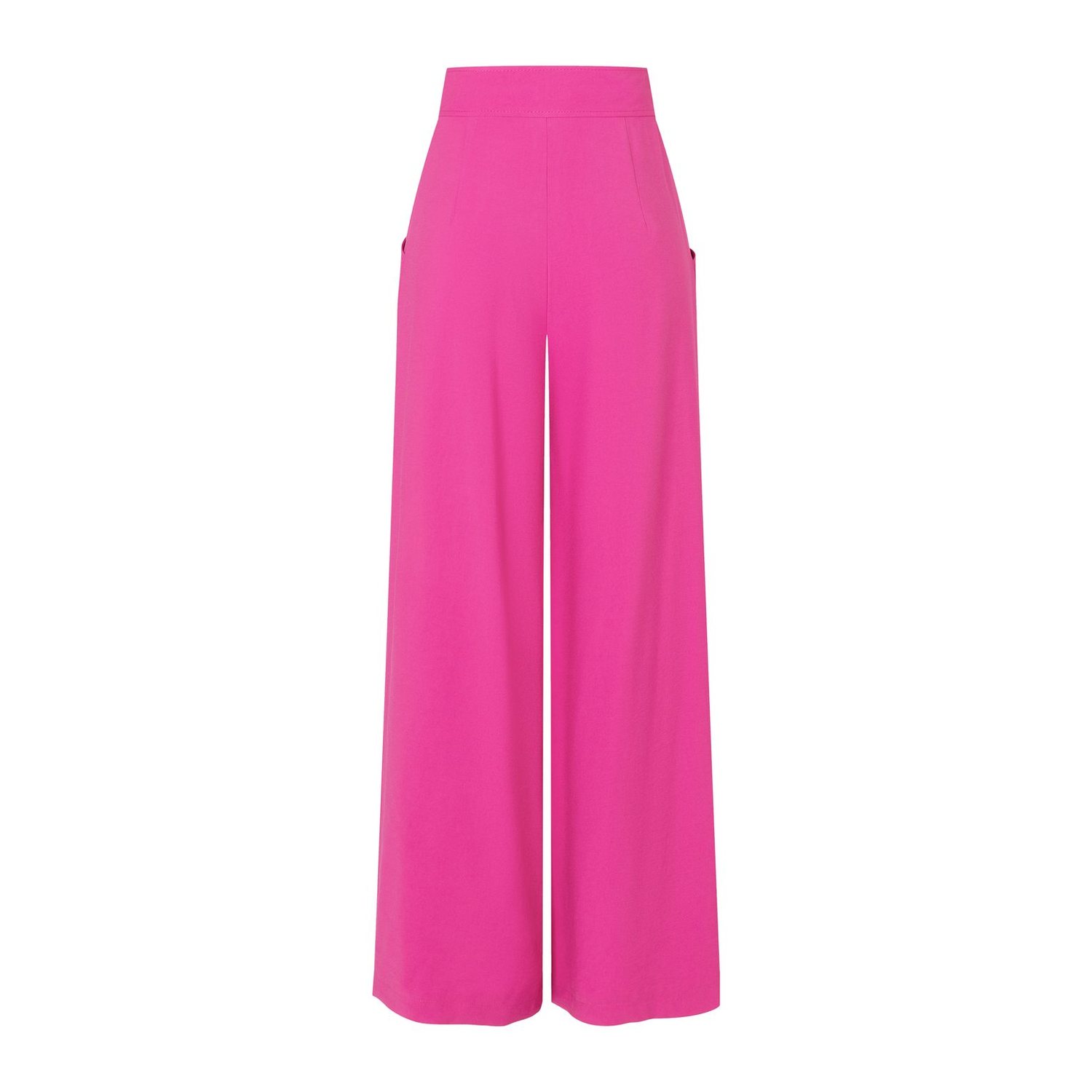 burda style Schnittmuster 5751: Bundfaltenhosen mit Gürtelbund, Modellfoto 3
