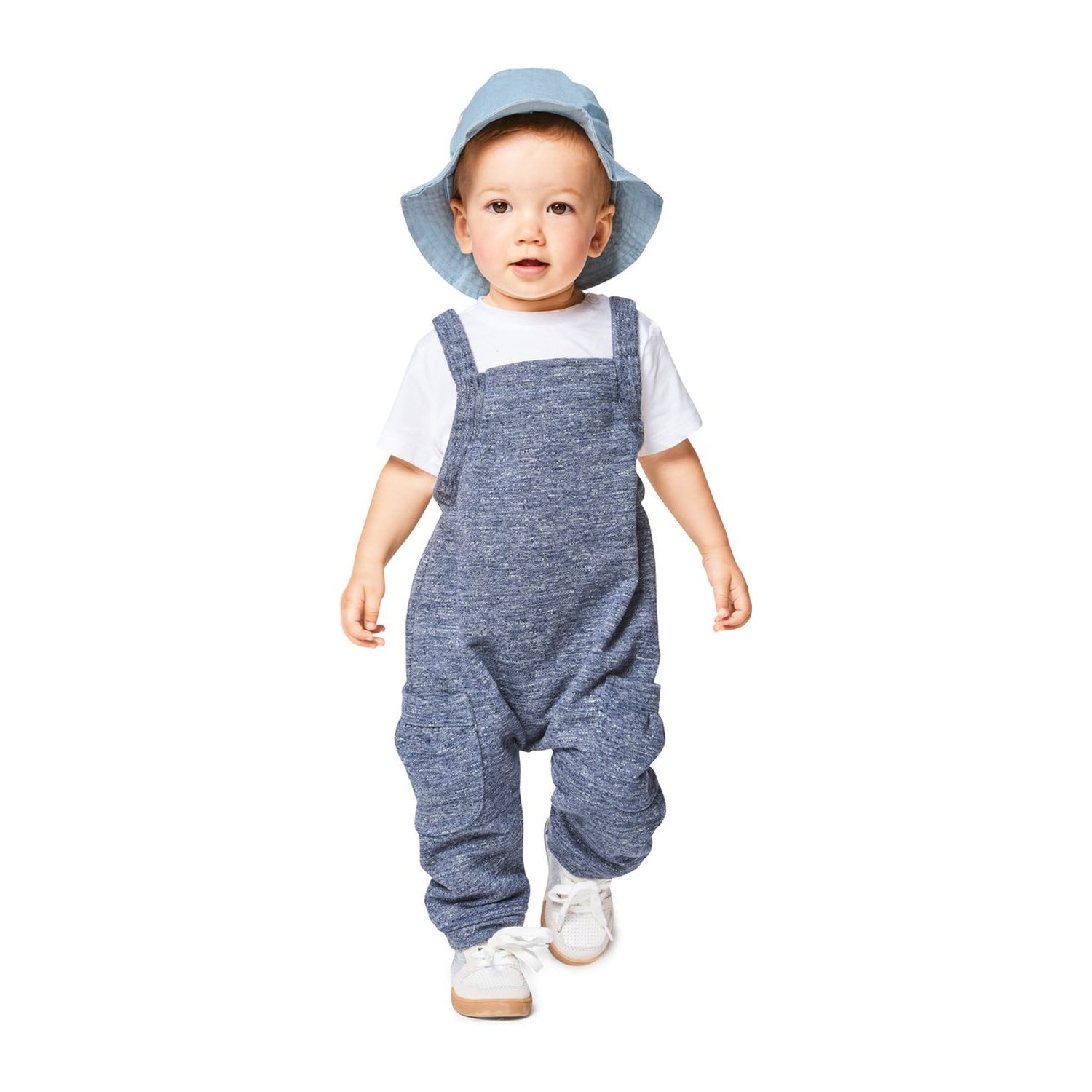 burda style Schnittmuster 9337: Babylatzhose mit Gummizug, Modellfoto 1