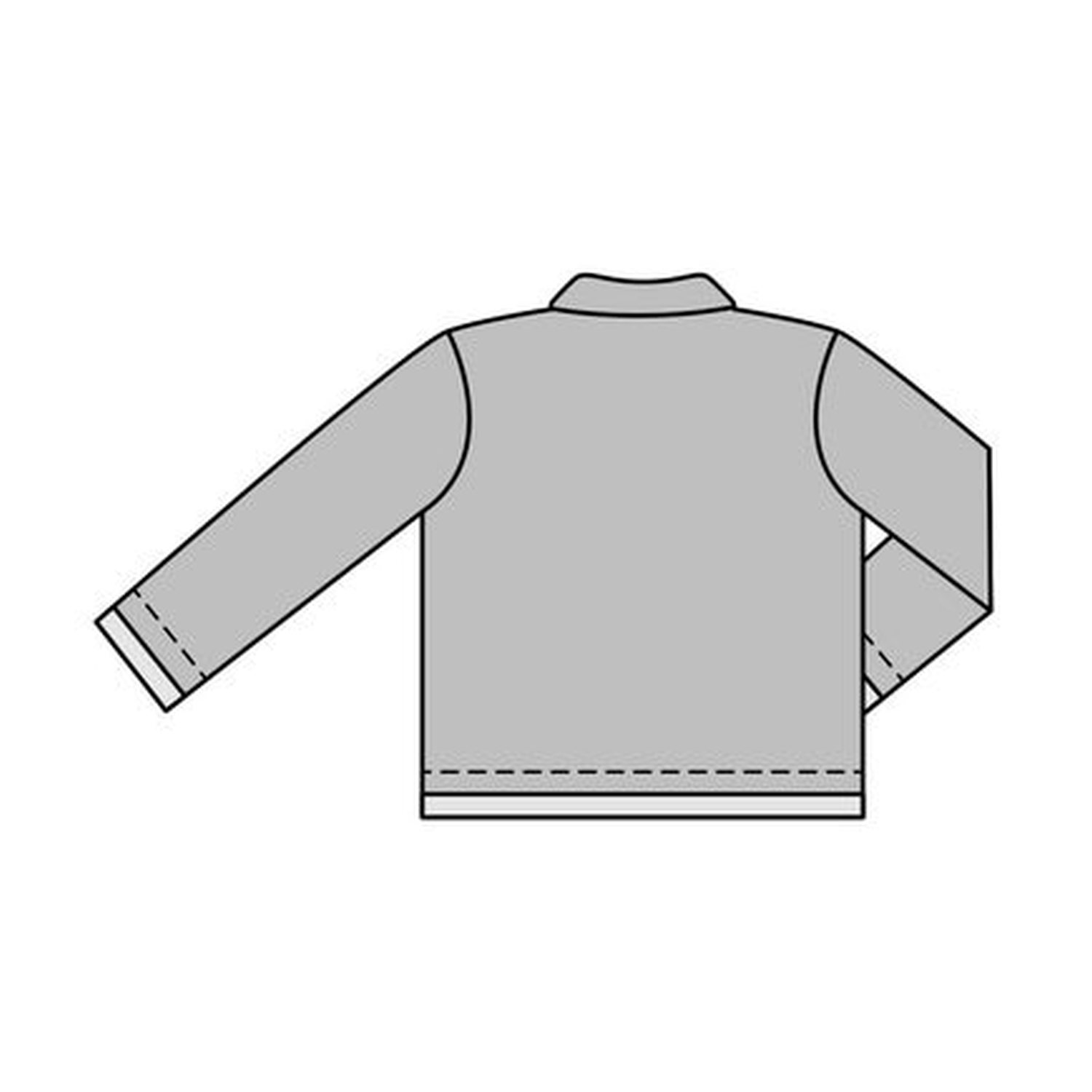 burda style Schnittmuster 9185: Kapuzenpulli und Poloshirt, Modellfoto 2