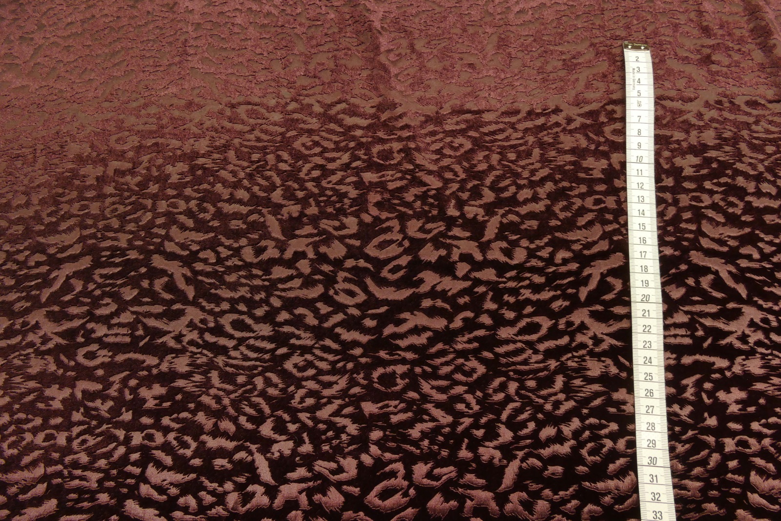 Stretchsamt Krimmer bordeaux
