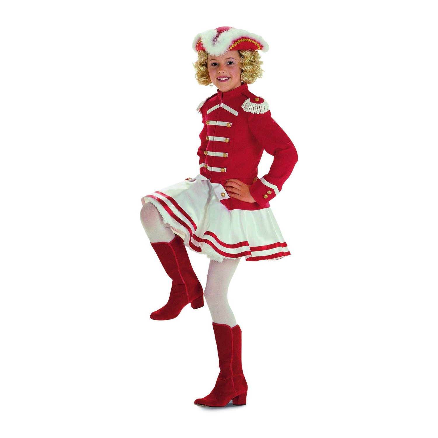 burda style Schnittmuster 2472: Kostüm für Funkenmariechen, Modellfoto 1