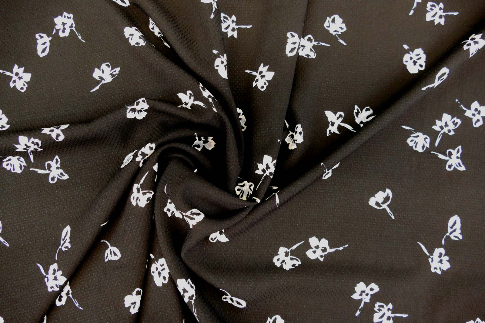 Viskose Jacquard Blümchen 505