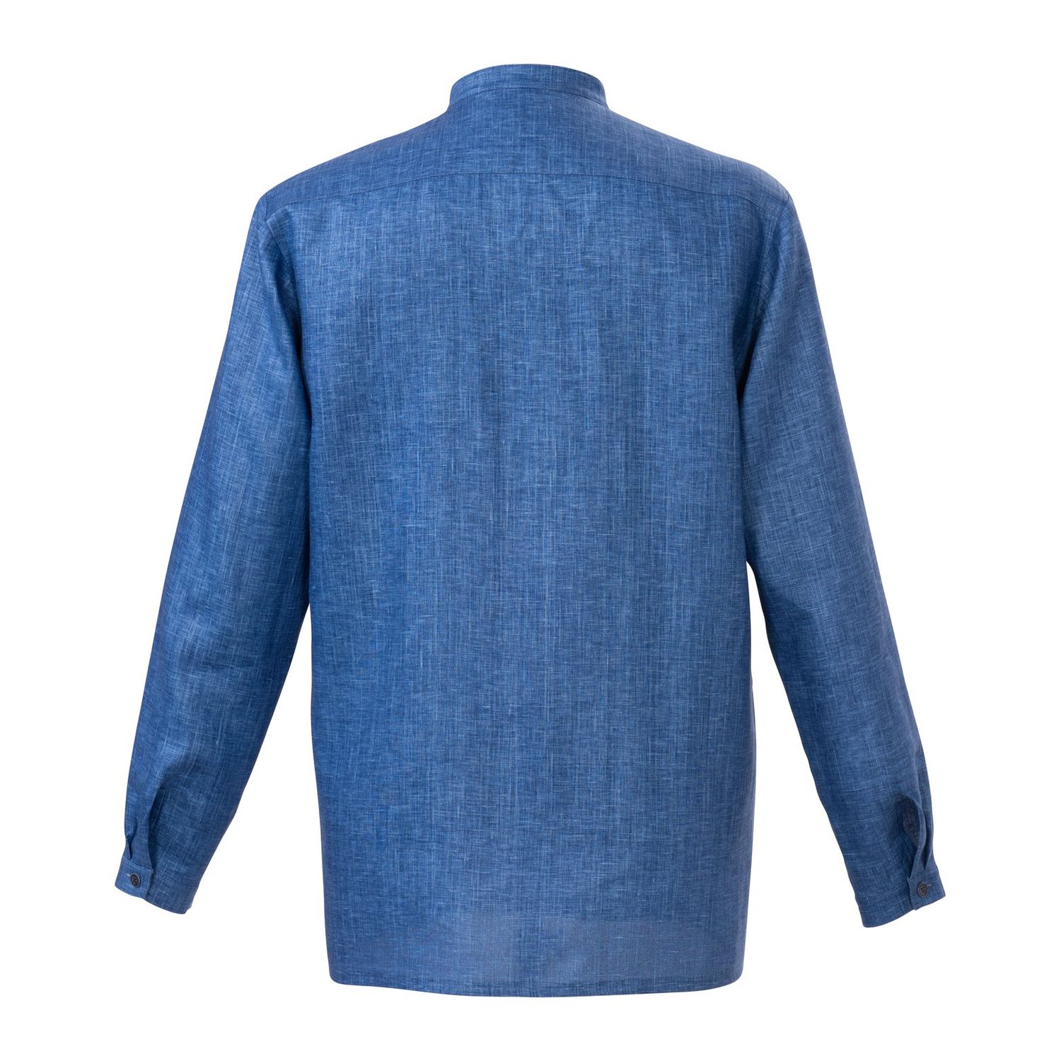 burda style Schnittmuster 6349: Herrenhemd mit Kragen oder Stehkragen, Modellfoto 3