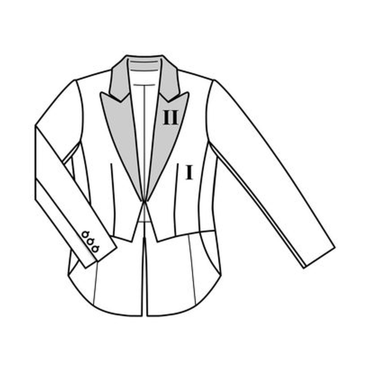 burda style Schnittmuster 5602: Spencer-Blazer und Spencerjacke, Modellfoto 2