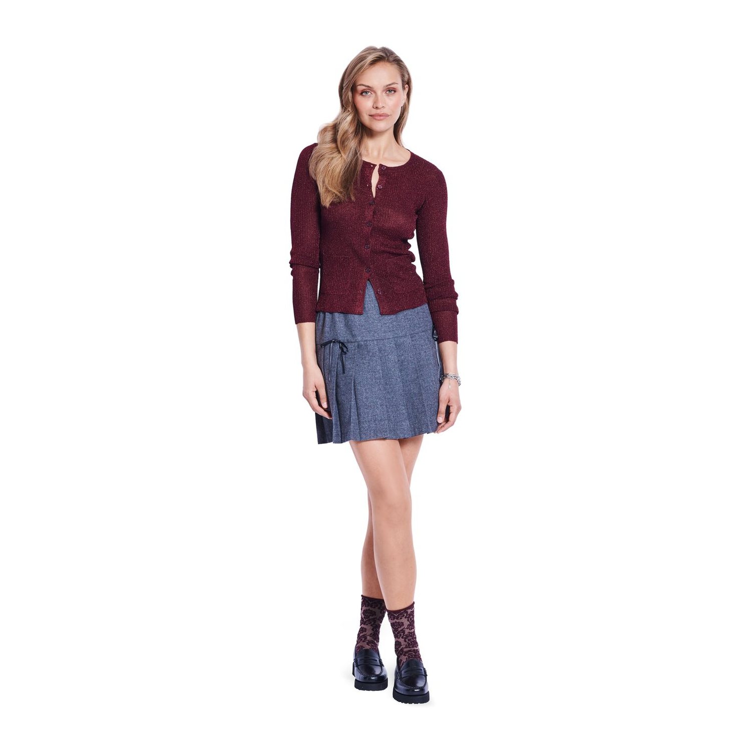 burda style Schnittmuster 5660: Rock mit Gummibund in drei Varianten, Modellfoto