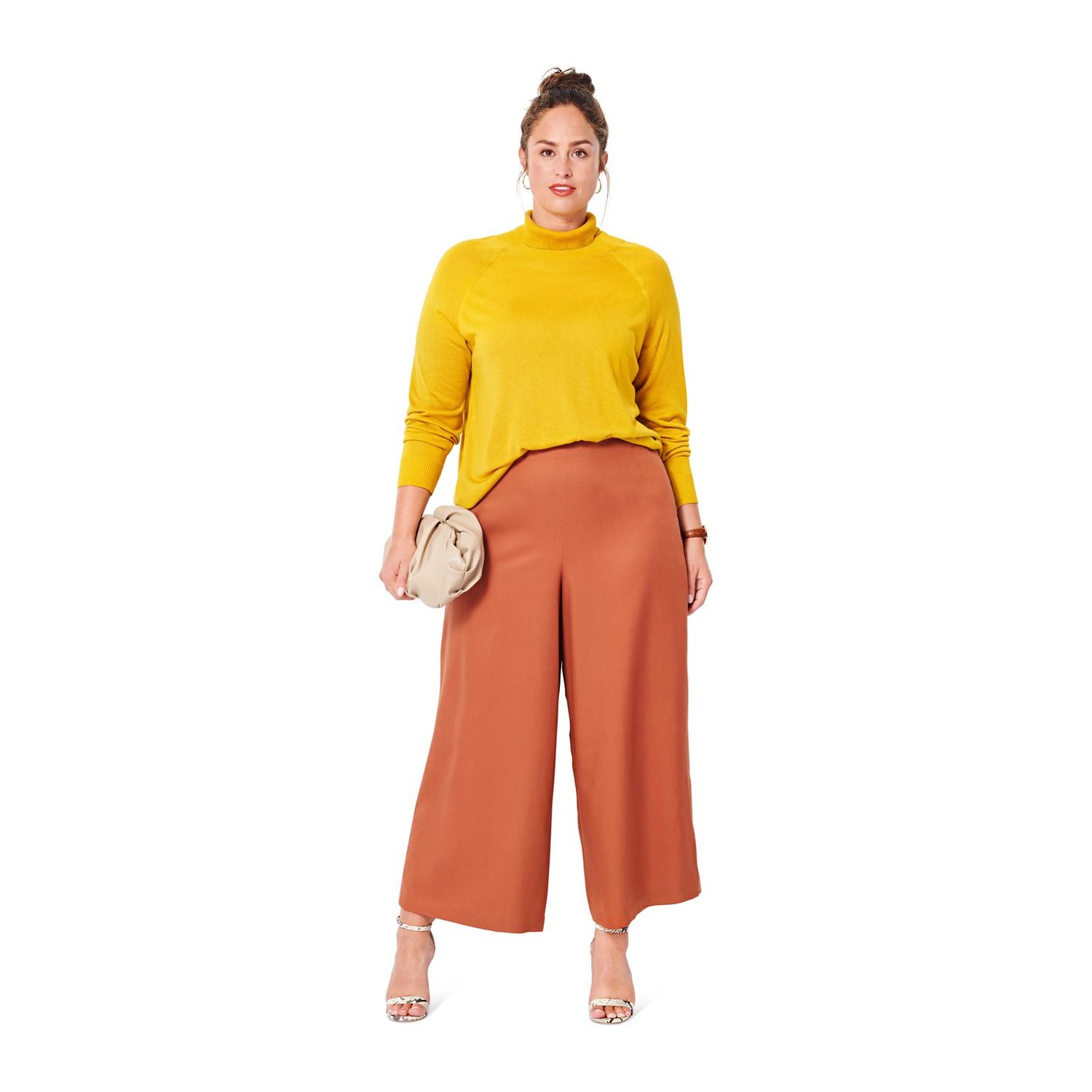 burda style Schnittmuster 6035: Culotte mit Überrock, Modellfoto