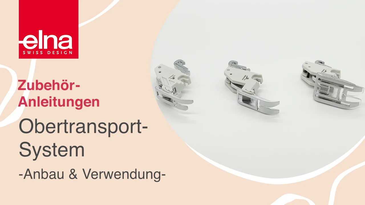 Elna OT-Reißverschlussfuß-schmales System (ED), Ansicht 3