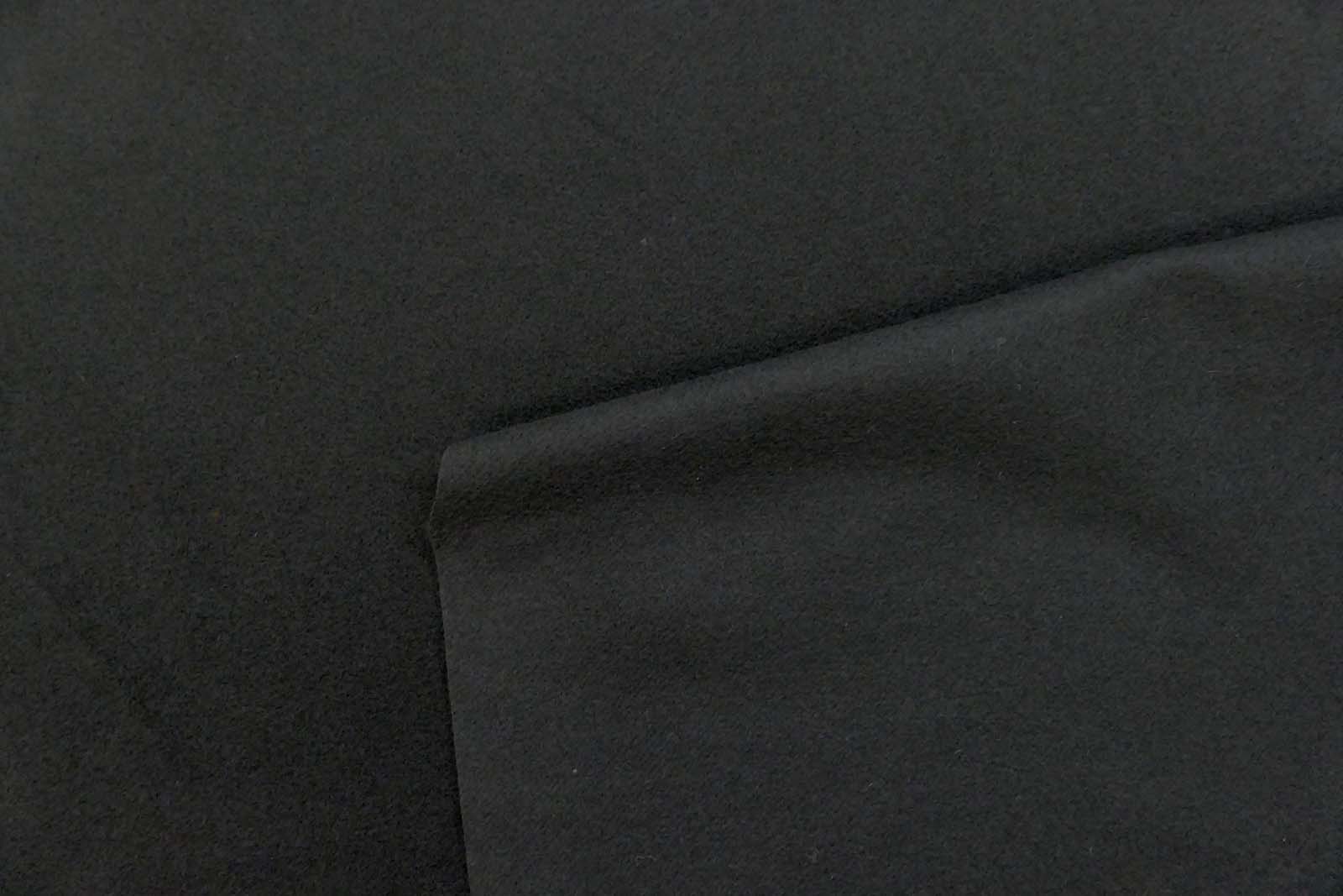 Mantelflausch schwarz mit Kaschmir