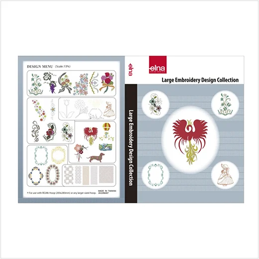 Elna Stickdesign-Kollektion "Large Embroidery Designs"
