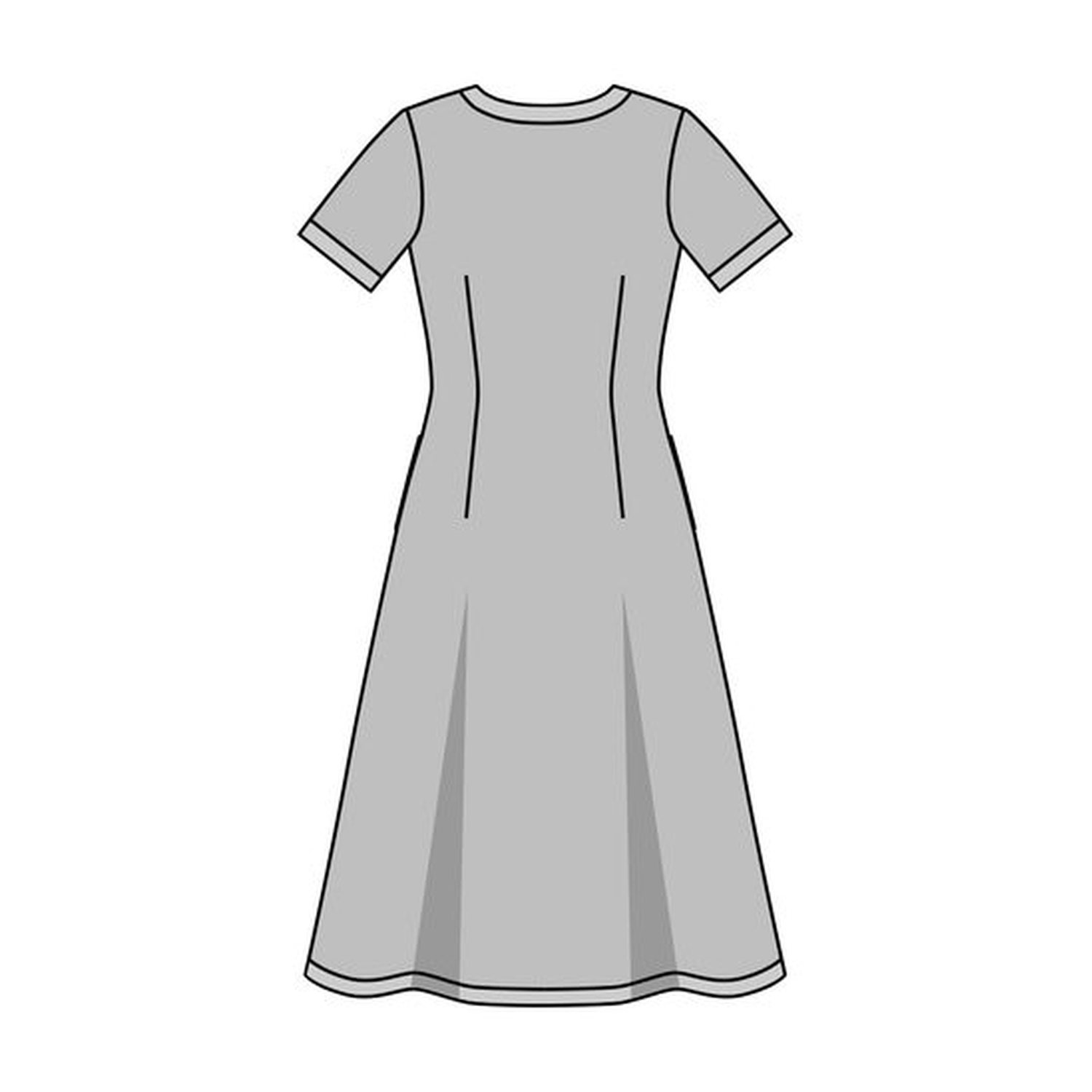 burda style Schnittmuster 5652: Strickkleid und kurze Strickjacke, Modellfoto 1