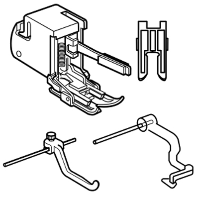 Janome Mehrzweck-Obertransportfuß-Set 9 mm, Ansicht 2