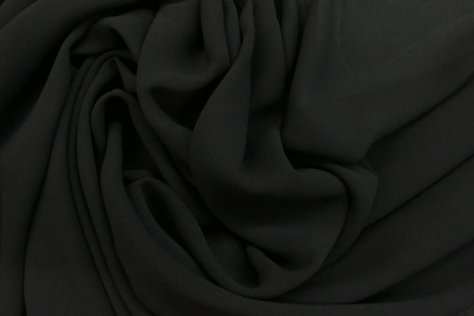 Chiffon Perle schwarz