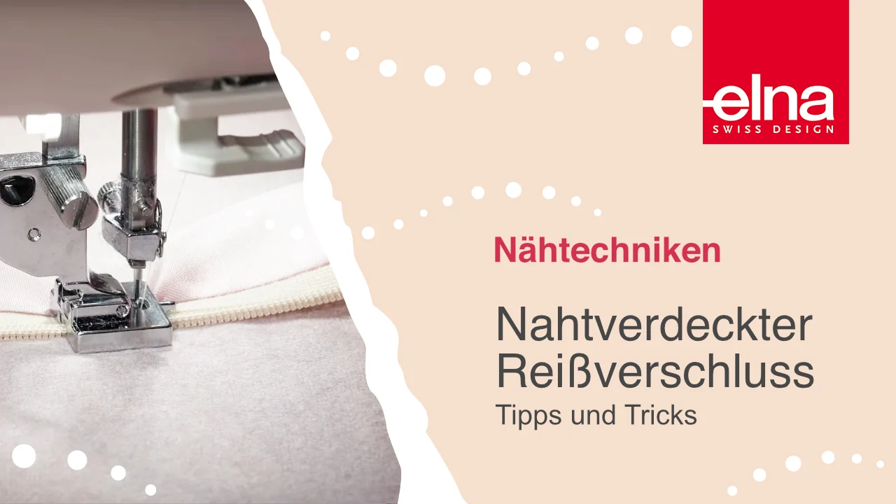 Elna Nahtverdeckter Reißverschlussfuß für 680+, 710, 720PRO u. a., Ansicht 3