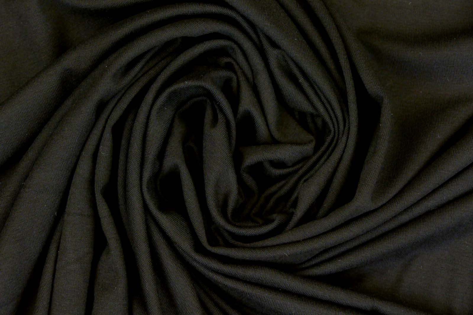 Viskose Jersey schwarz