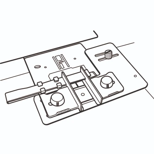 Janome Bandnähführung, Ansicht 2