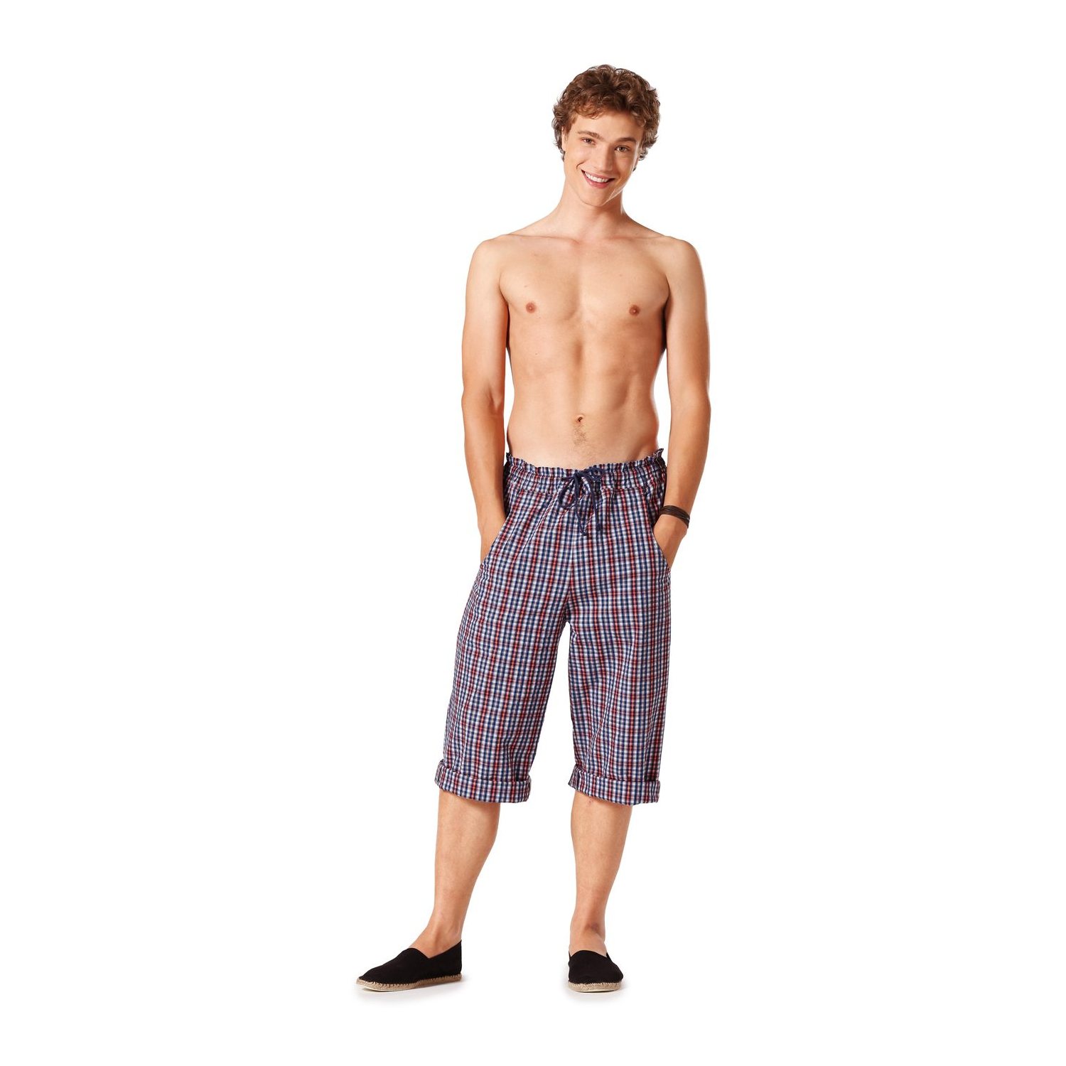burda style Schnittmuster 7230: Einfache Damenhose, Modellfoto 2