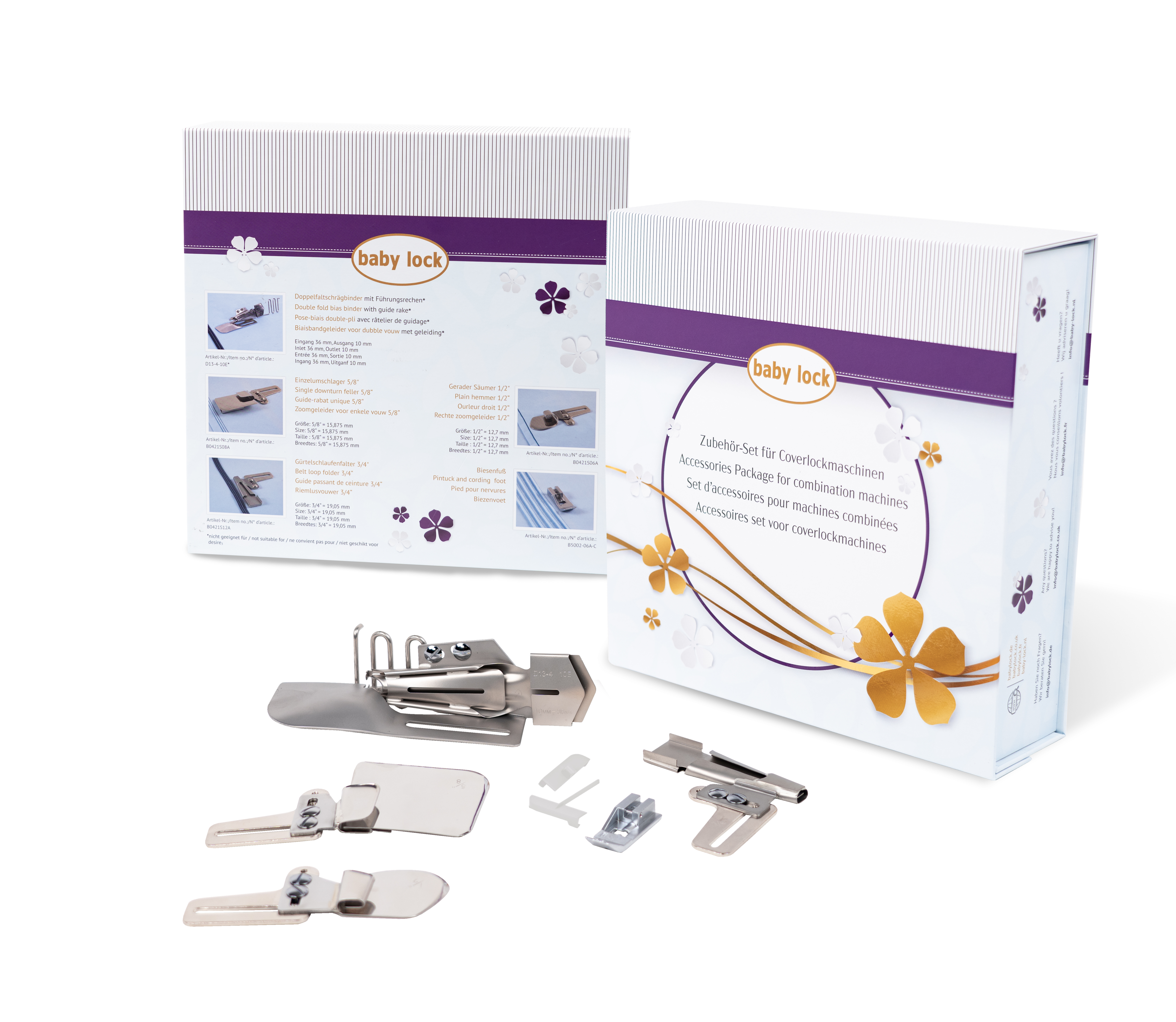 Zubehör Set baby lock Coverlockmaschinen