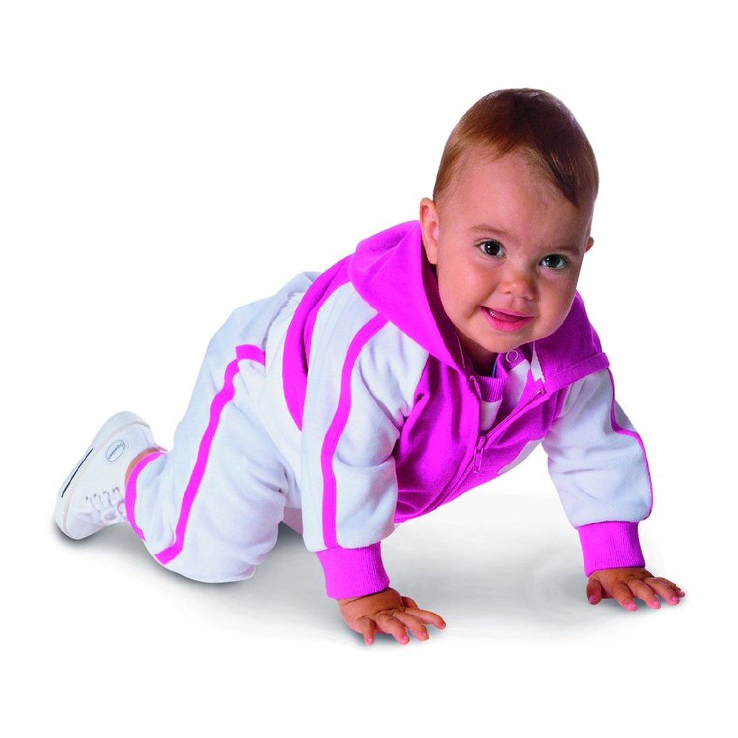 burda style Schnittmuster 9748: Kapuzenjacke, Shirt und Hosen, Modellfoto 1
