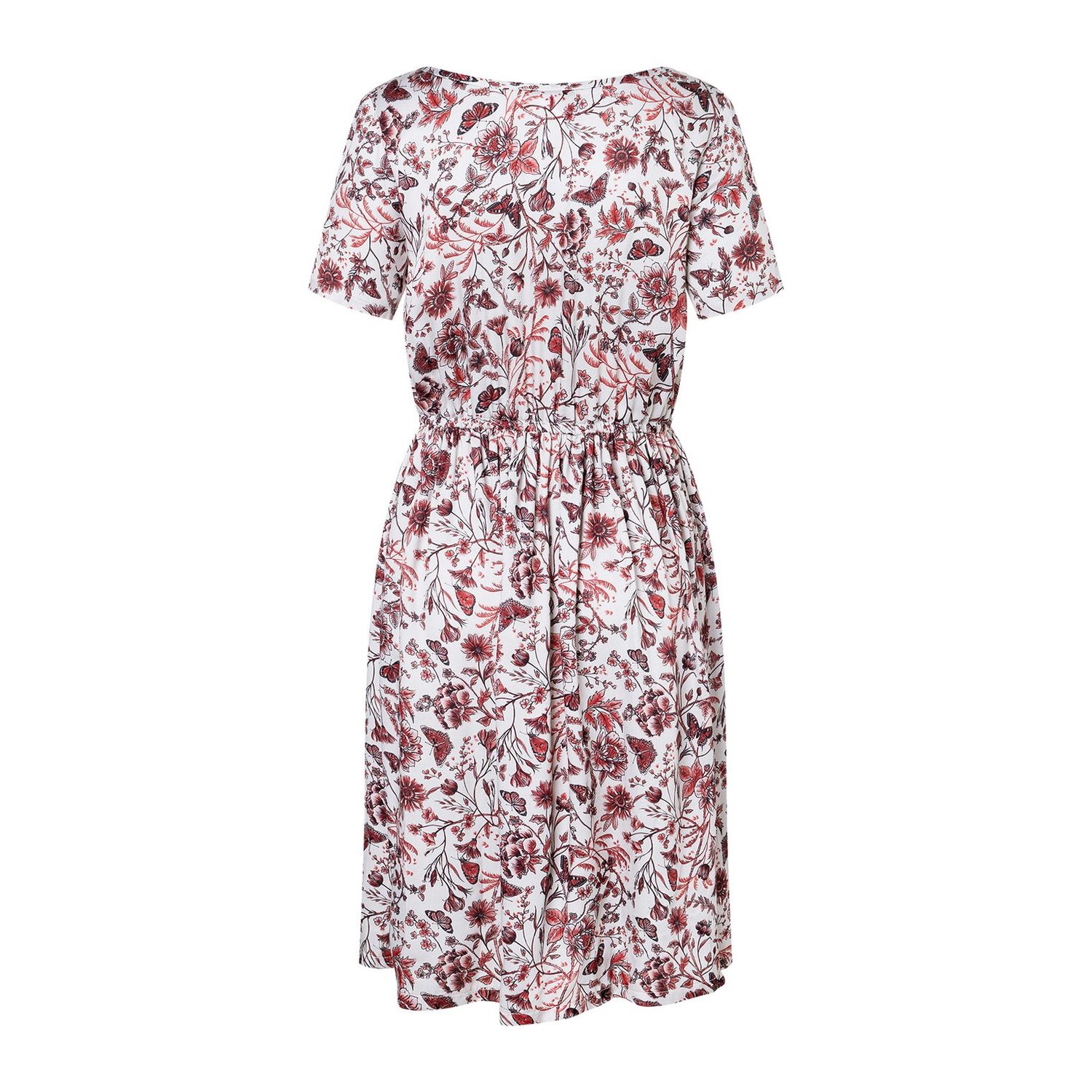 burda style Schnittmuster 5686: Drei Kleider mit Gummizug, Modellfoto 3
