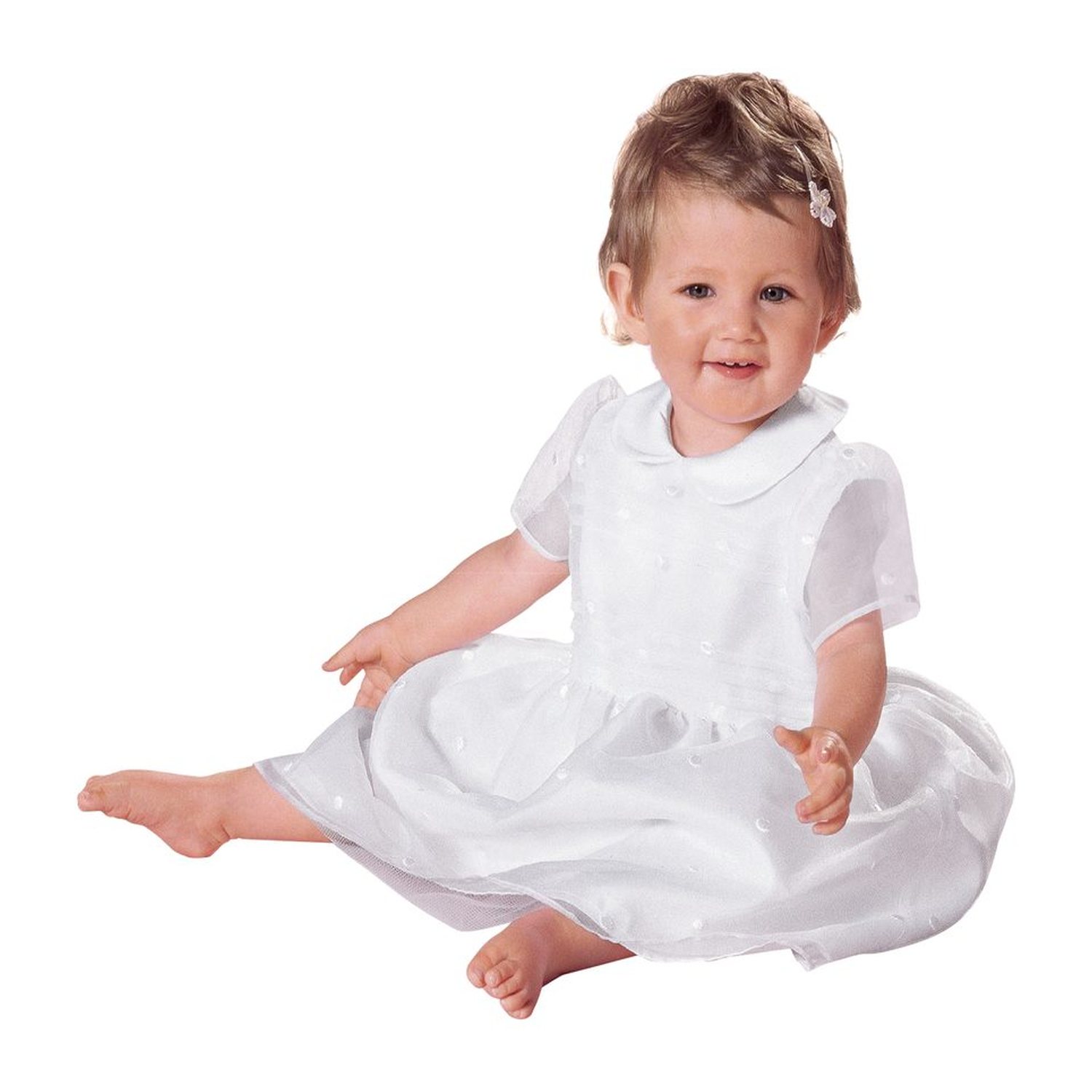 burda style Schnittmuster 9804: Taufkleid mit Bolerojäckchen, Modellfoto 2