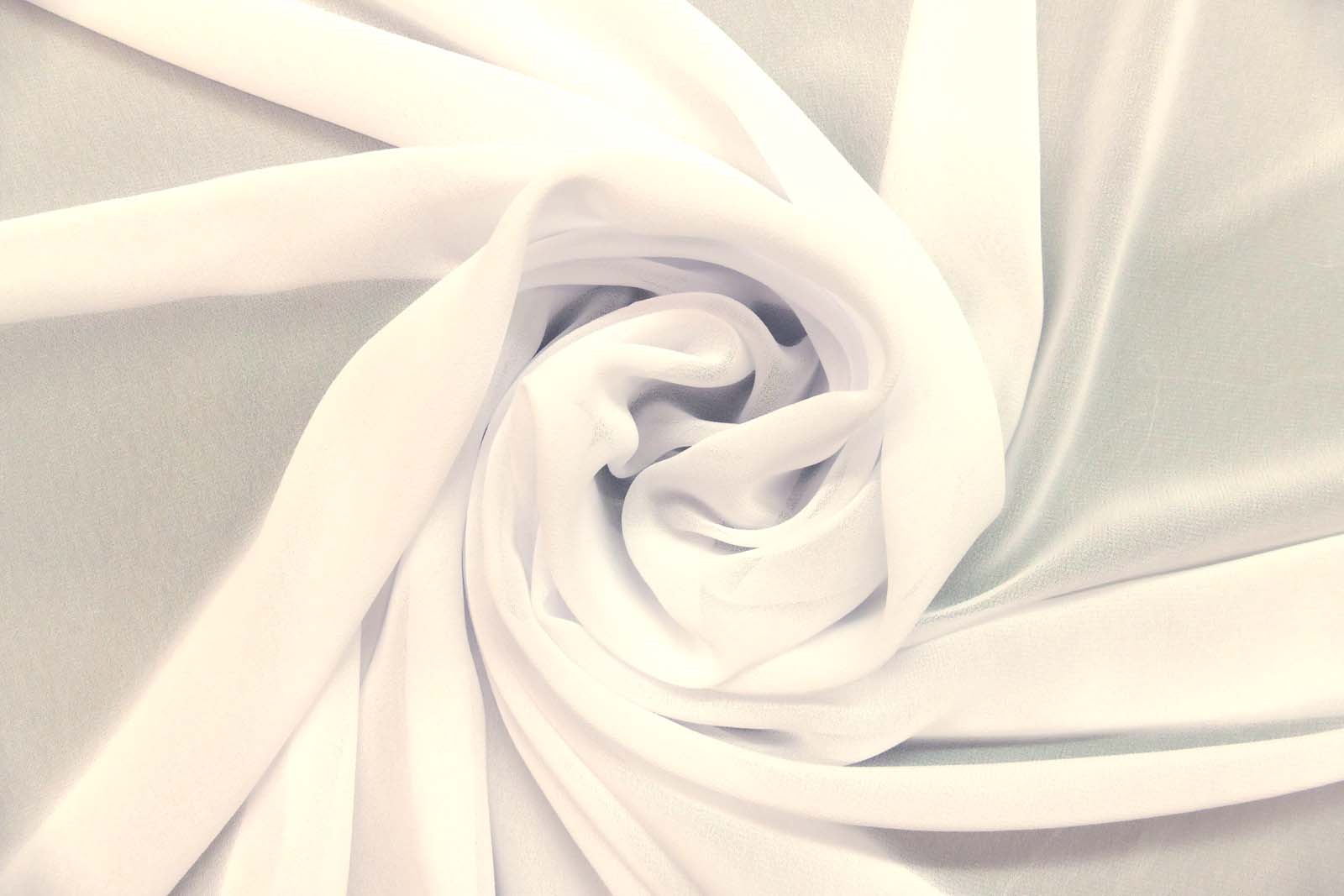 Chiffon Perle weiß
