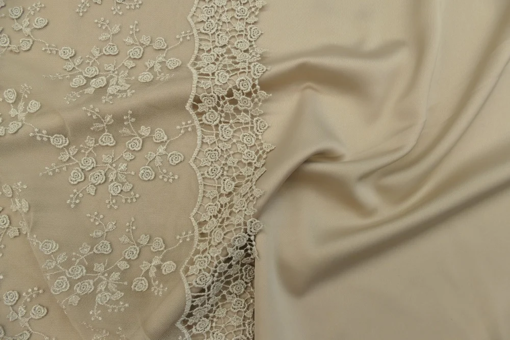 3D Spitze beige mit breiter Bogenkante, Ansicht 2