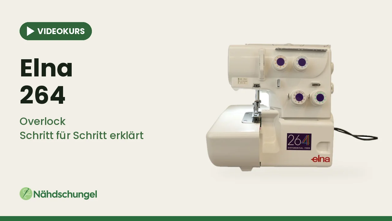 Online-Videokurs Elna 264 (Overlock)