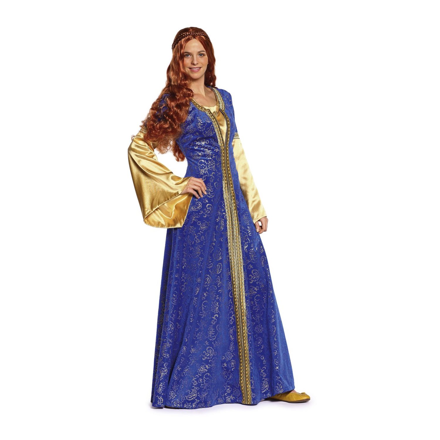 burda style Schnittmuster 7468: Mittelalterkleid mit Haube, Modellfoto 3
