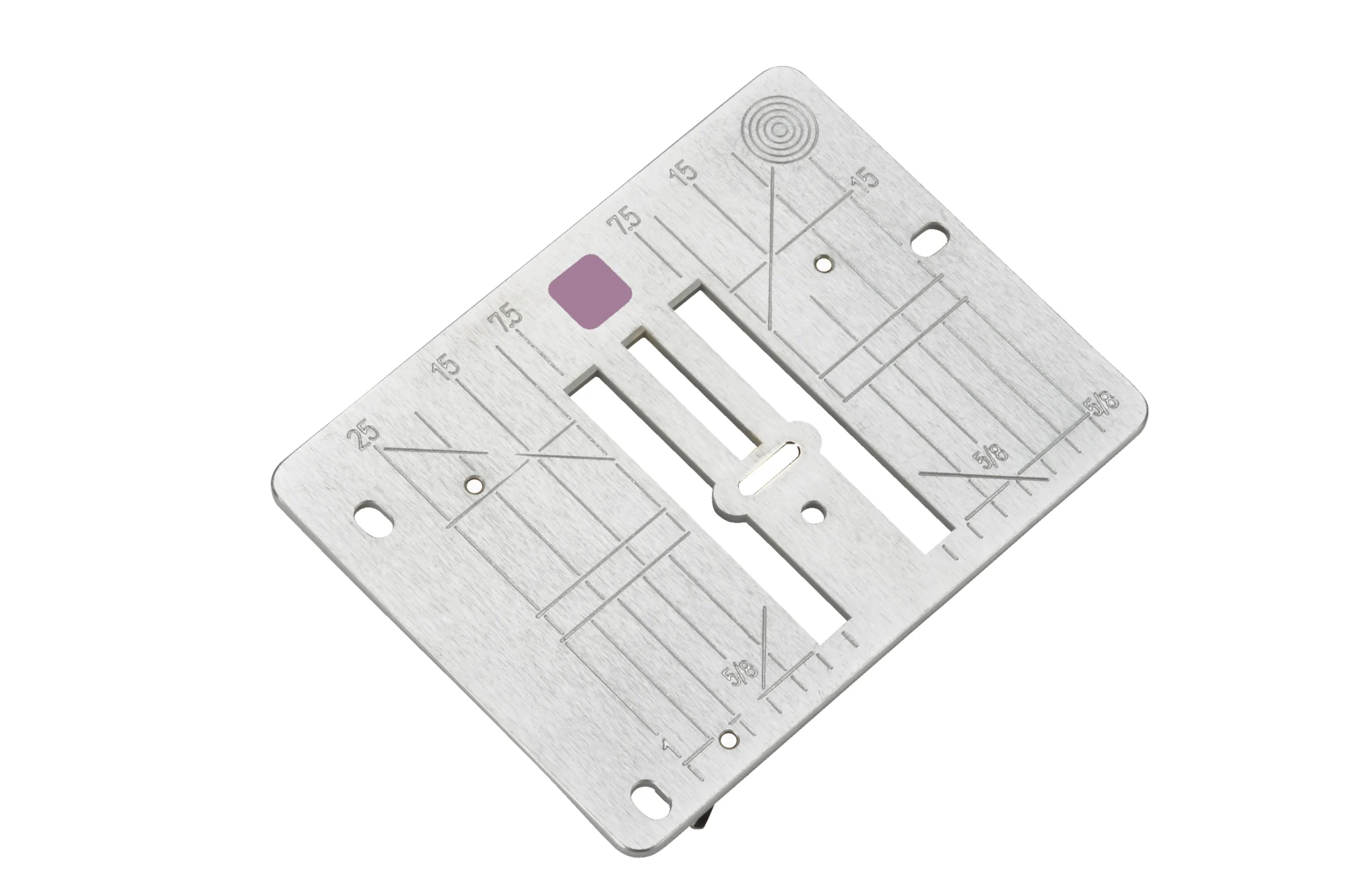BERNINA Stichplatte 9 mm Stichbreite mit 5,5 mm Stichloch mm/inch für aktuelle Serien 4 bis 9