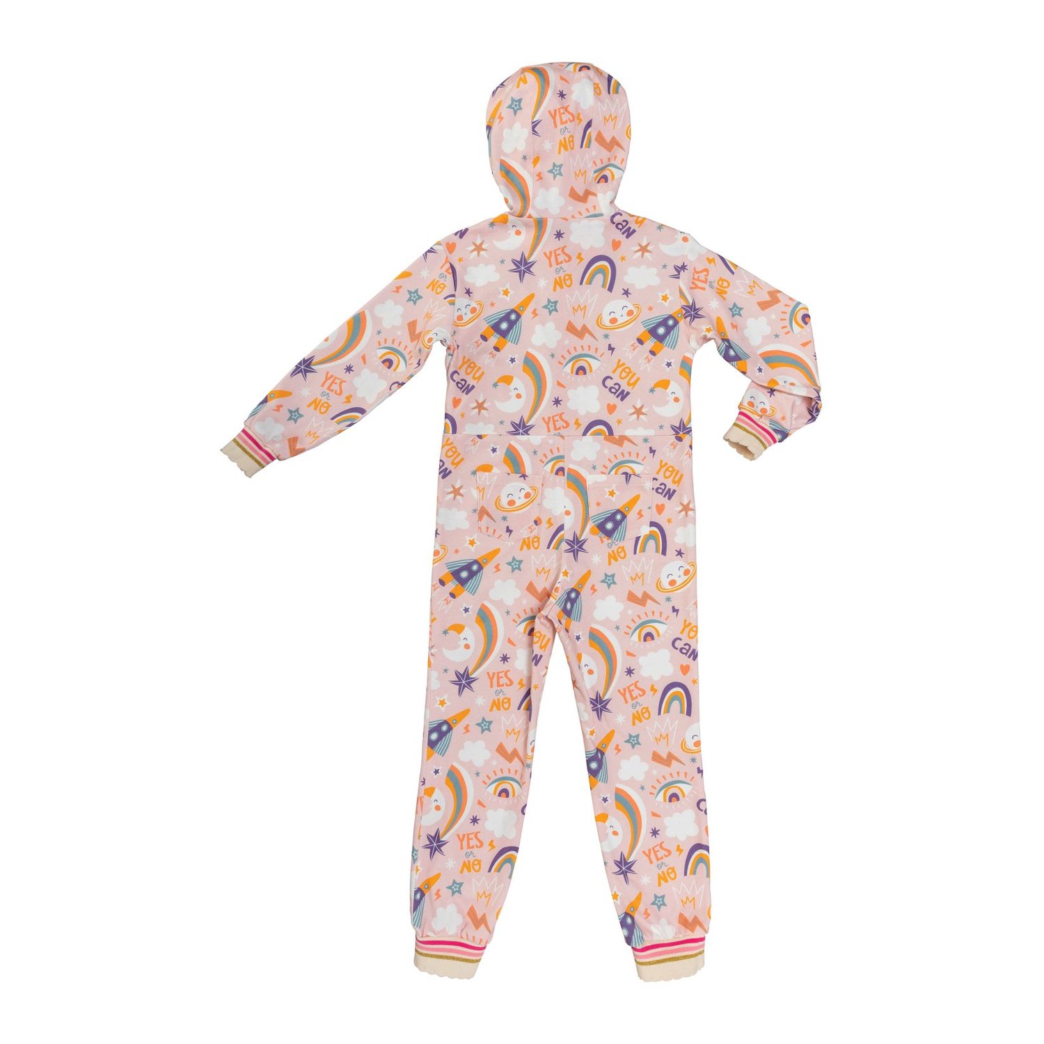 burda style Schnittmuster 9275: Kinderoverall mit Kapuze, Modellfoto