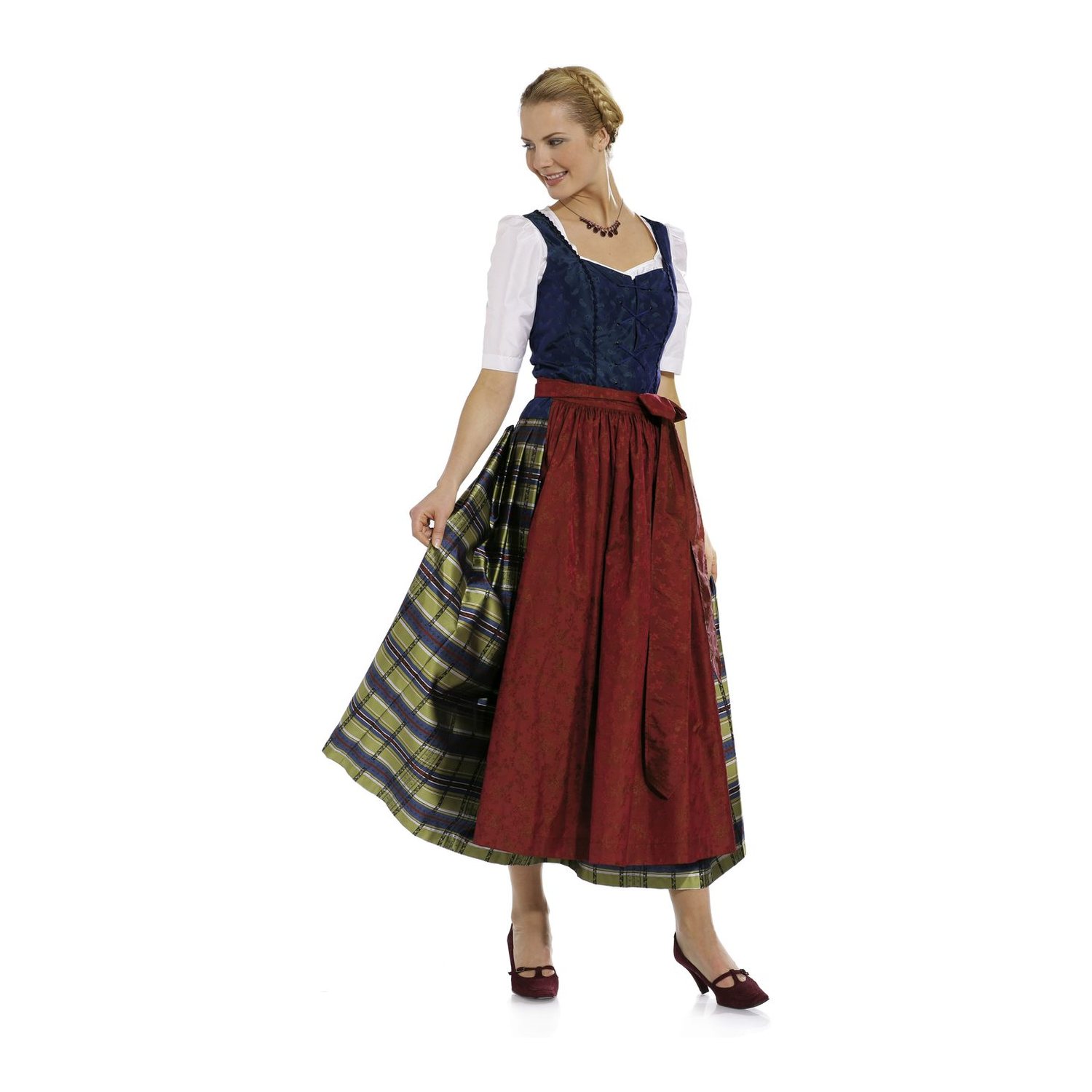 burda style Schnittmuster 7870: Dirndl mit Mieder und Bluse, Modellfoto 3