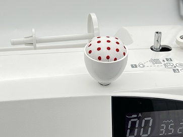 Janome Nadelkissen, weiß (auch Elna), Ansicht 2