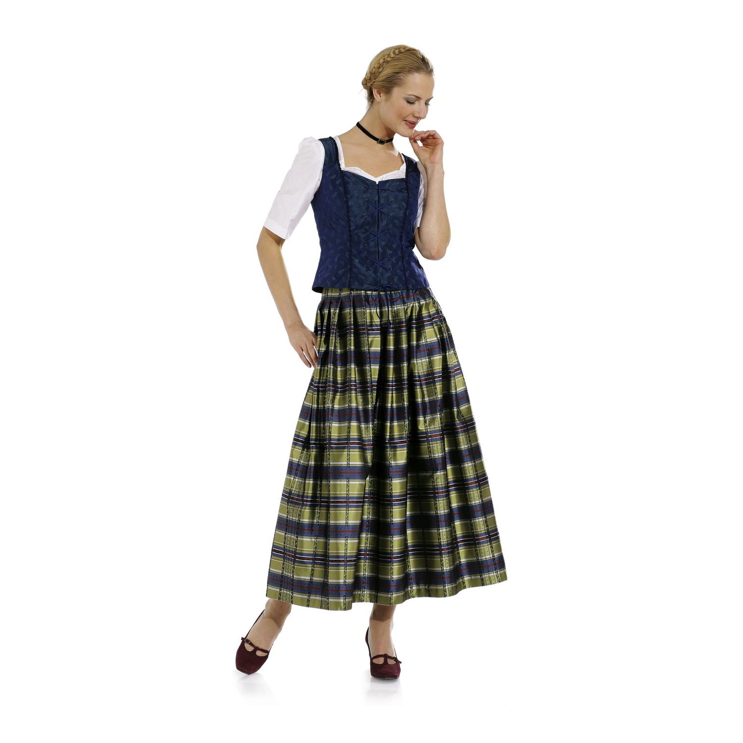 burda style Schnittmuster 7870: Dirndl mit Mieder und Bluse, Modellfoto 2