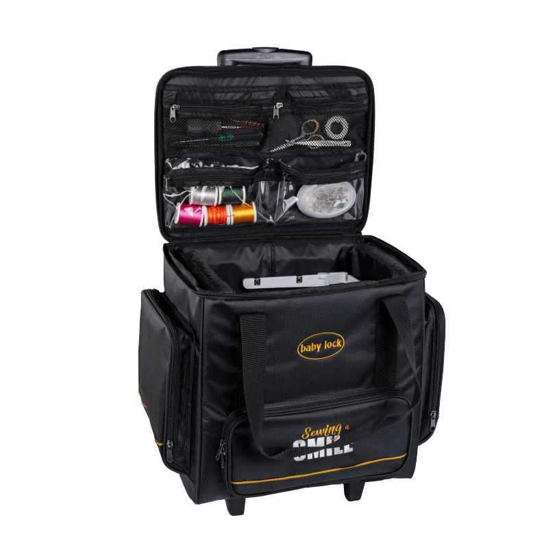 Baby Lock Overlock-Koffer / Trolley klein (Canvas / schwarz)