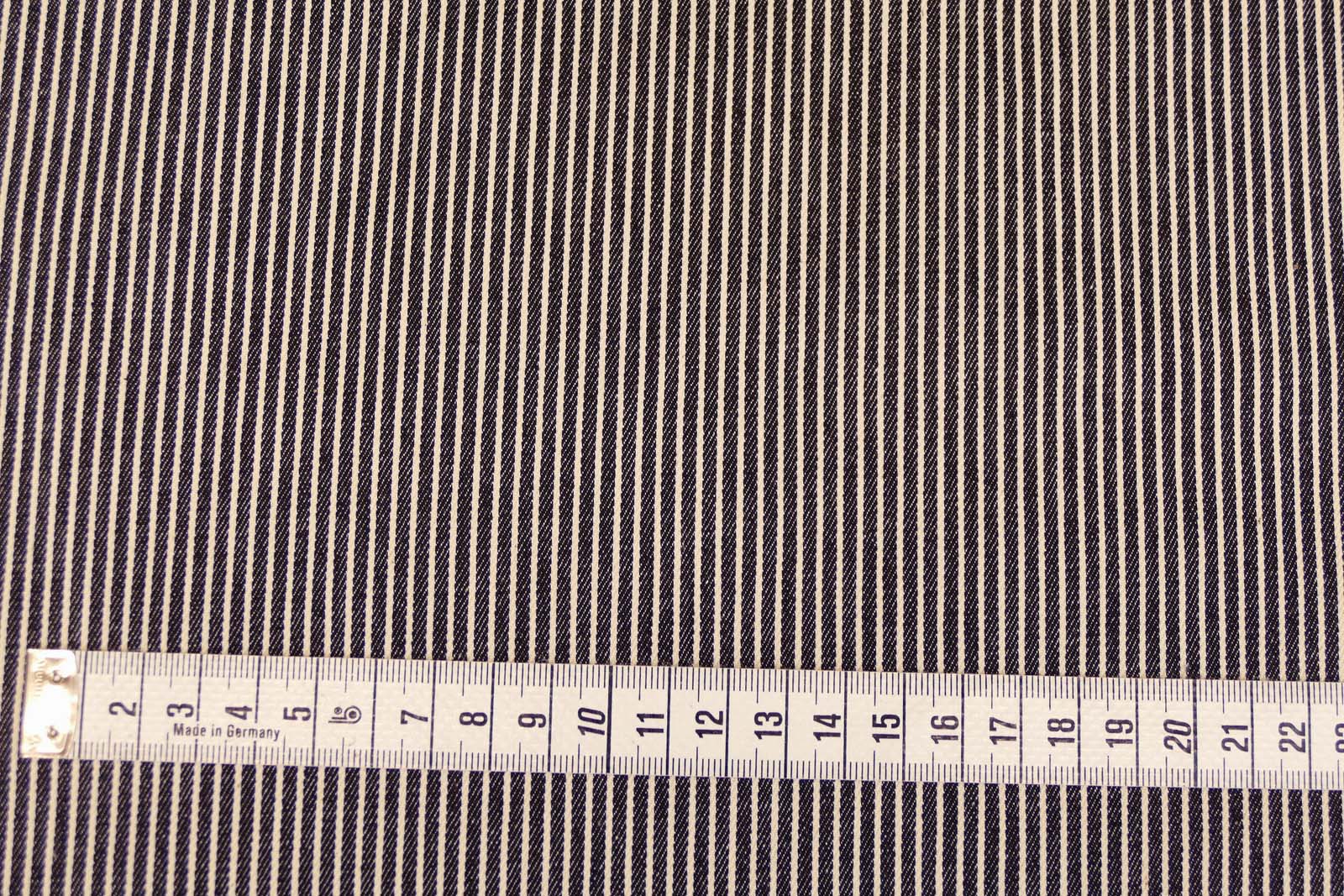 Jeansstretch Streifen schwarz weiß 520