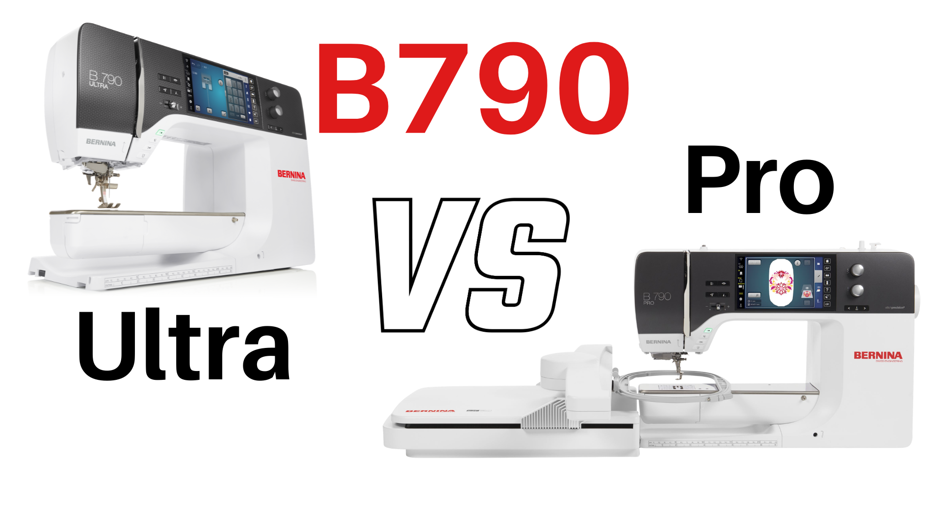 BERNINA 790 PRO oder 790 ULTRA: Was der Aufpreis wirklich bringt