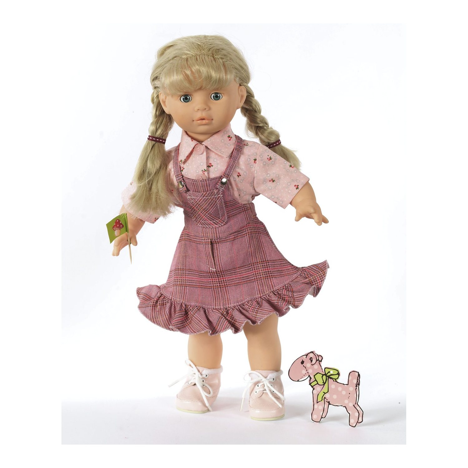 burda style Schnittmuster 7753: Puppengarderobe mit Kopfbedeckung, Modellfoto 2