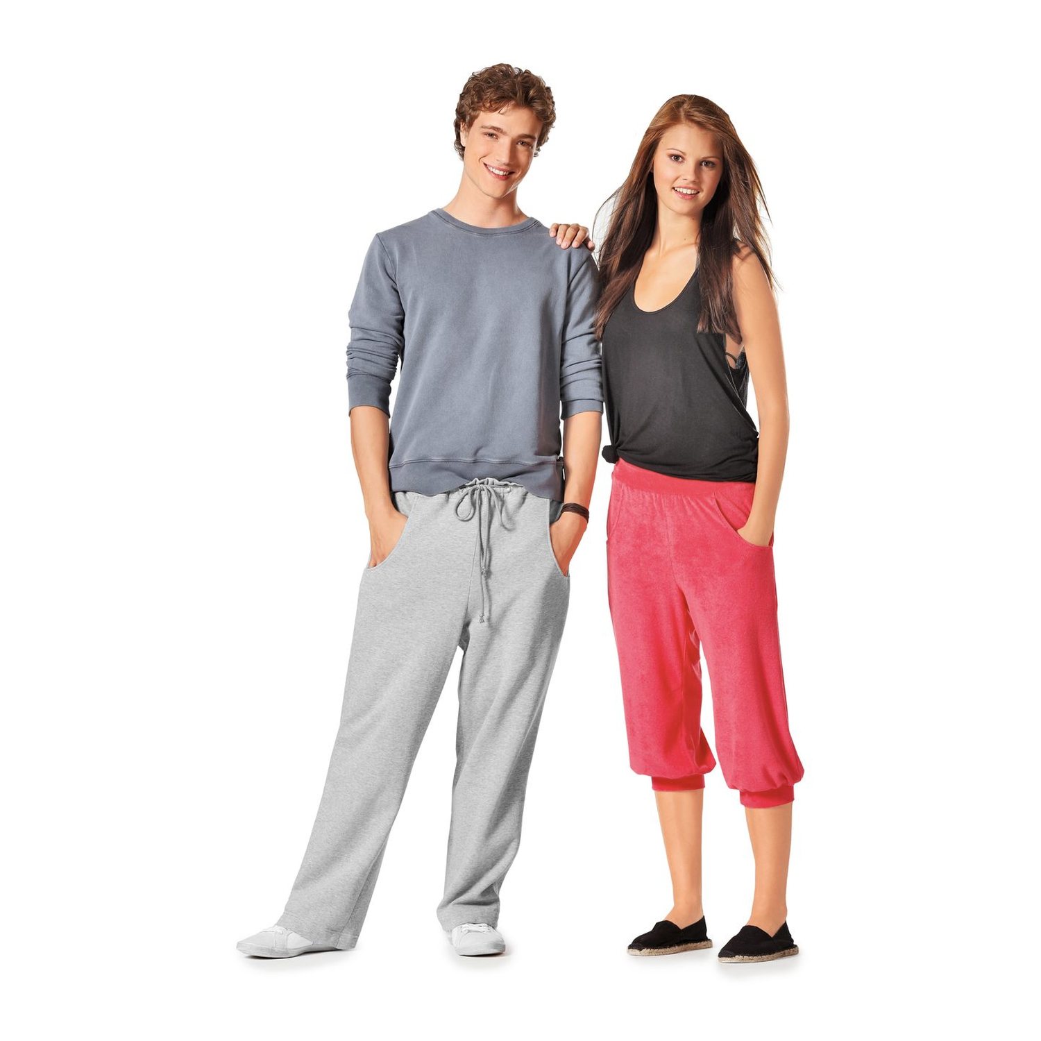 burda style Schnittmuster 7230: Einfache Damenhose, Modellfoto 3