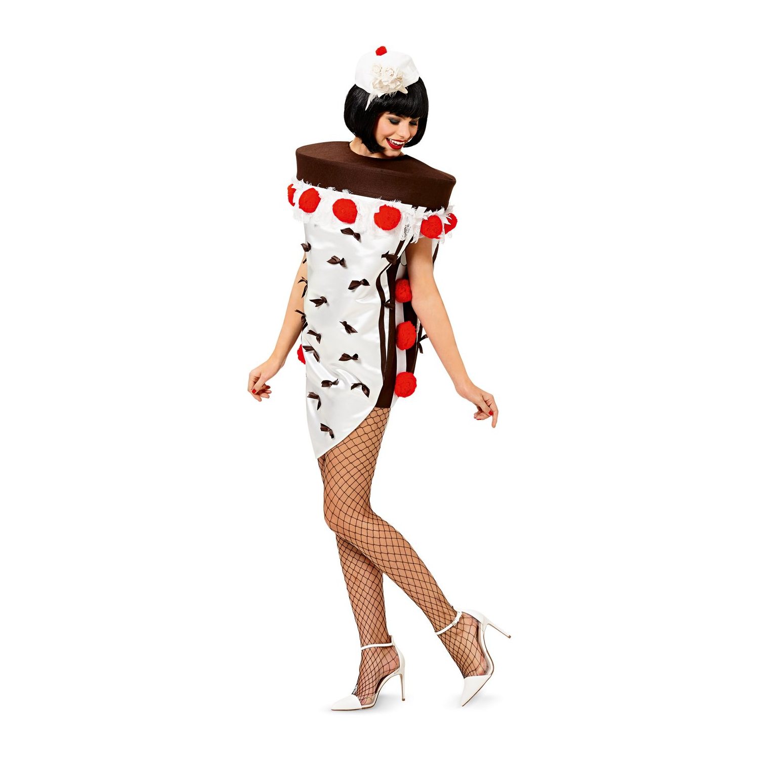 burda style Schnittmuster 2359: Kostüme Pizza, Kuchen und Käse, Modellfoto 2