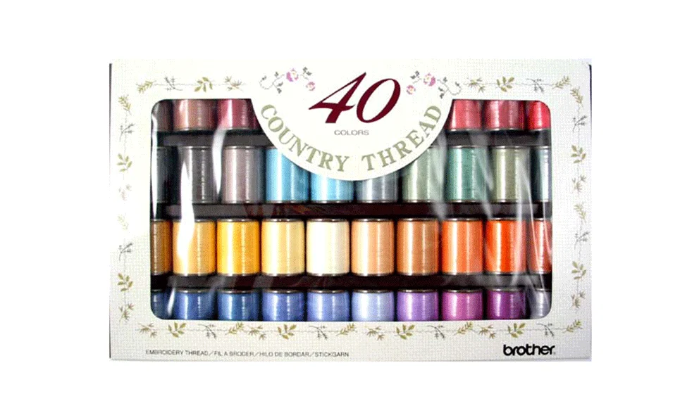 Brother Landhausgarn matt 40 Farben CYT040