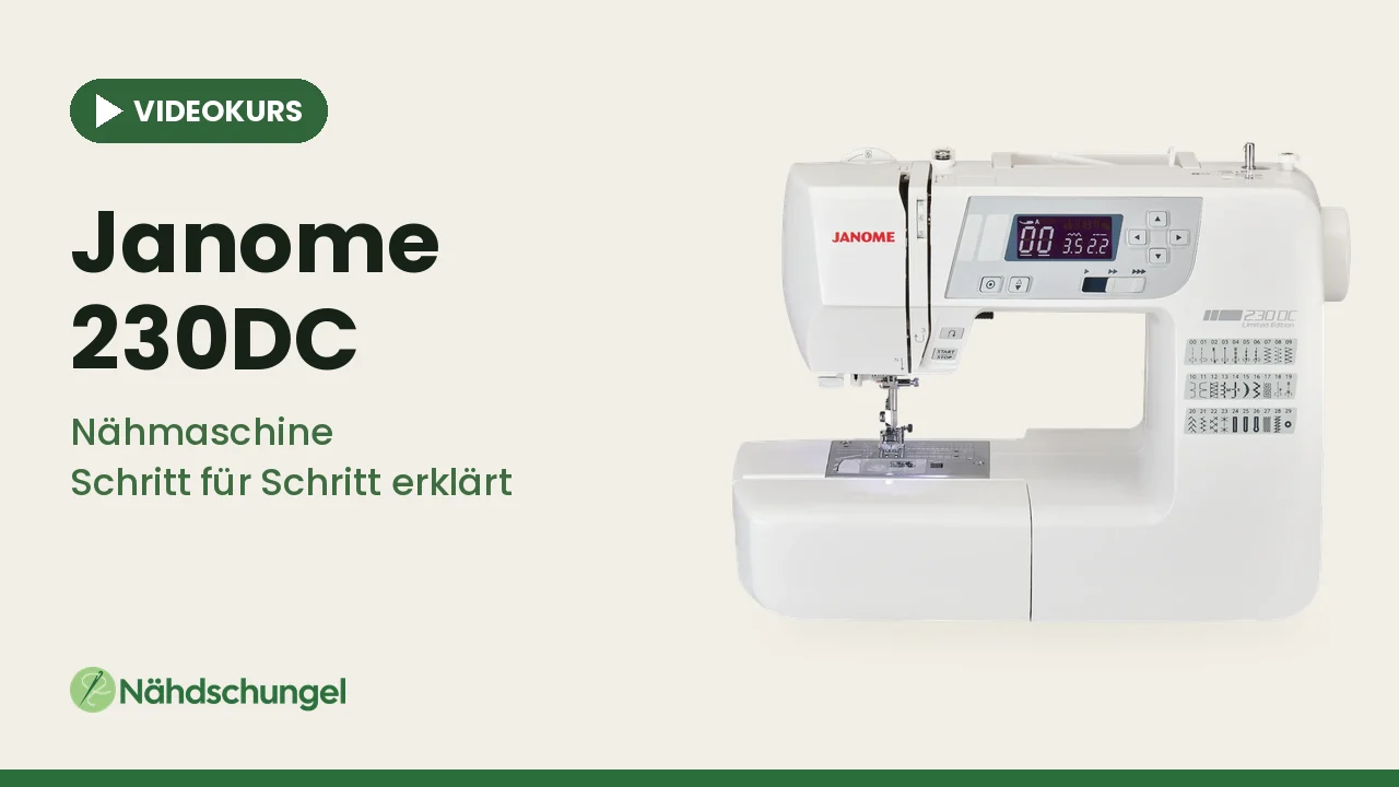 Online-Videokurs Janome 230DC