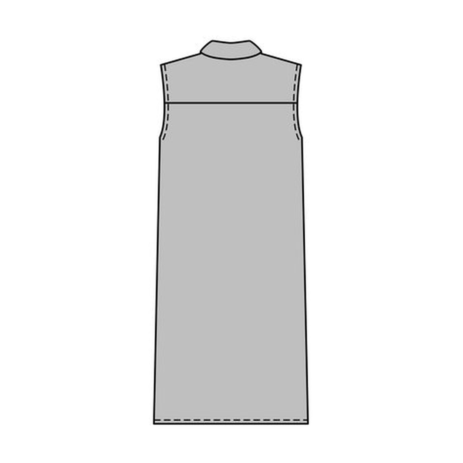 burda style Schnittmuster 5644: Hemdblusenkleid und kastige Bluse, Modellfoto 1