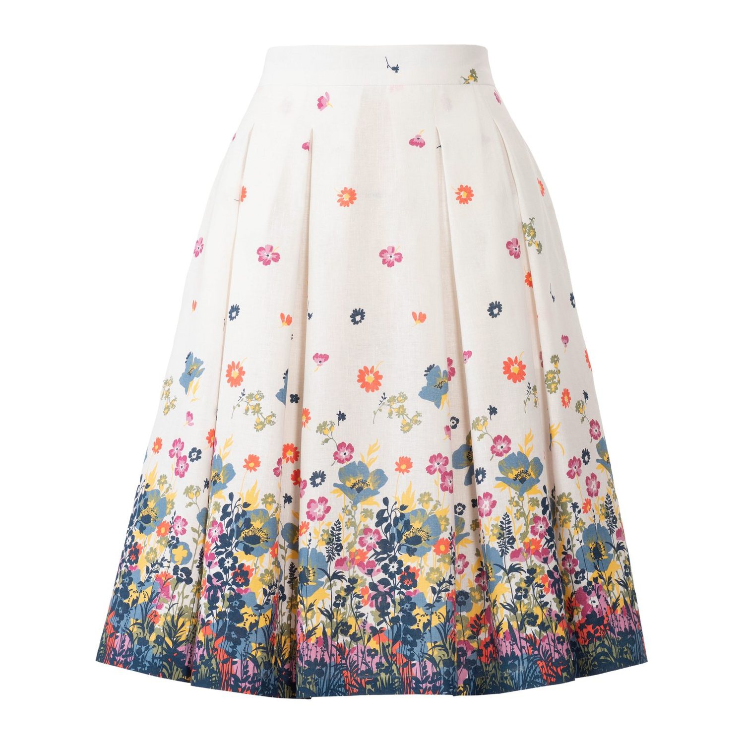 burda style Schnittmuster 6341: Femininer Rock mit Gehfalten, Modellfoto