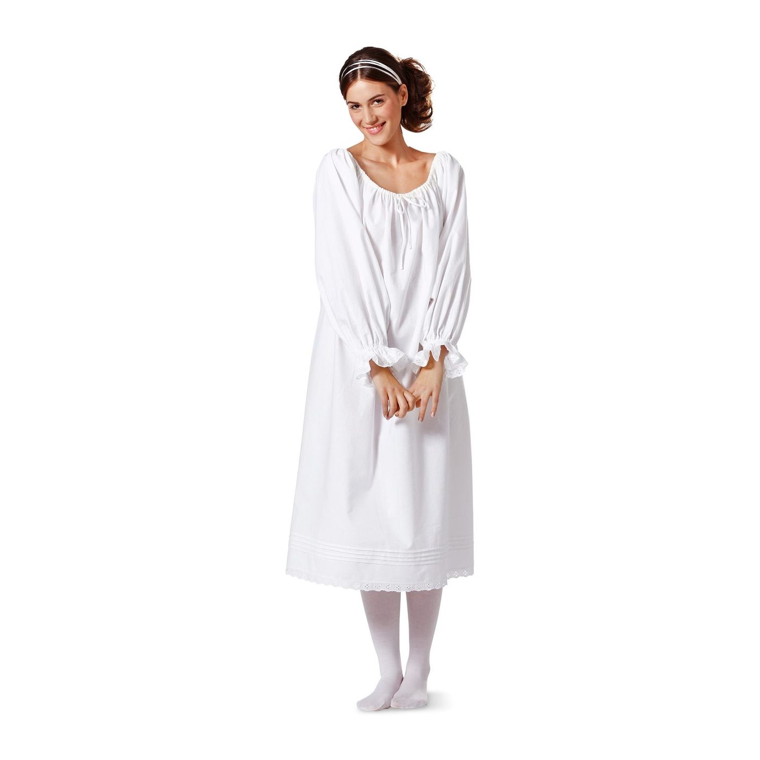 burda style Schnittmuster 7156: Mittelalterliches Hemd und Mieder, Modellfoto 1