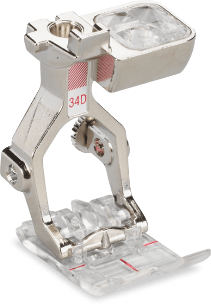 BERNINA Rücktransportfuß mit transparenter Sohle #34D