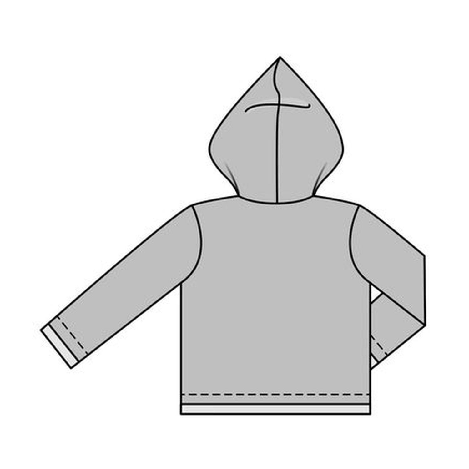 burda style Schnittmuster 9185: Kapuzenpulli und Poloshirt, Modellfoto 1