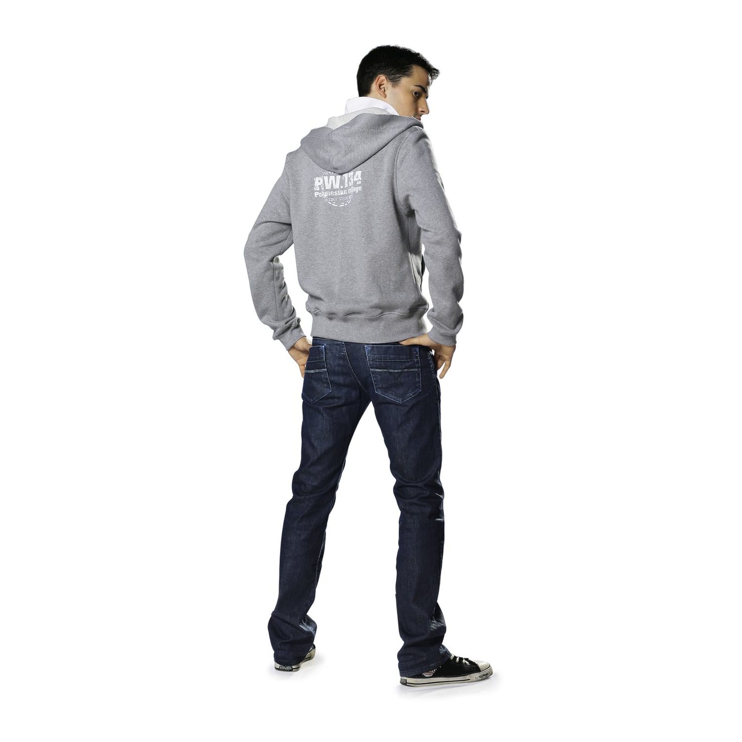 burda style Schnittmuster 7734: Herren-Sweatjacke und Poloshirt, Modellfoto 2